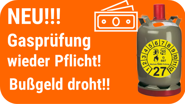 Gasprüfung wieder da!